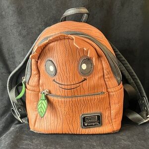 Loungefly Marvel Groot Mini Backpack Guardians of the Galaxy tree character bag